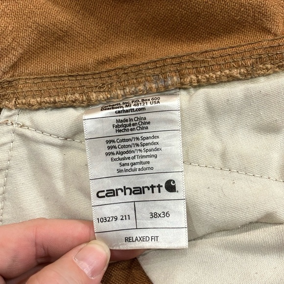 Carhartt relaxed fit jeans size 38 - Picture 9 of 10
